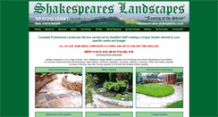 Desktop Screenshot of landscapes-shakespeares.co.uk